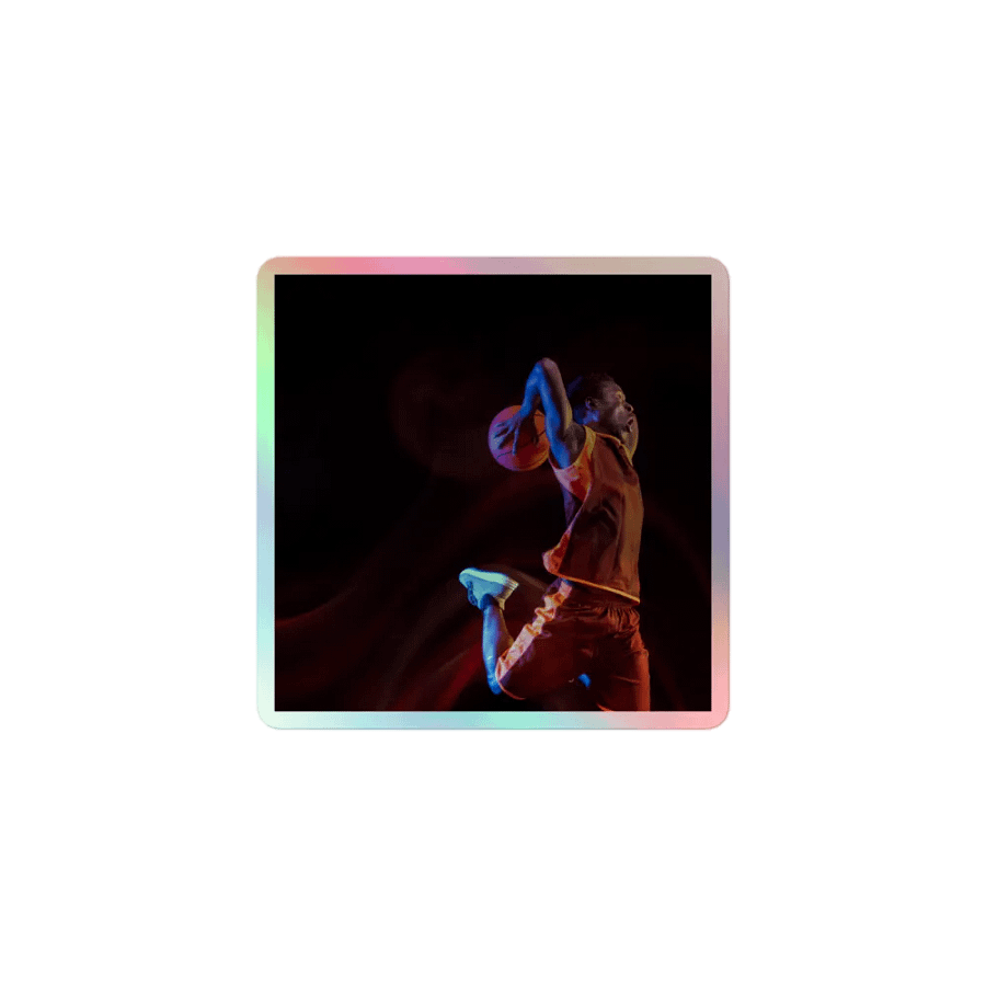 Airborne Holographic Basketball Sticker Set product image (1)