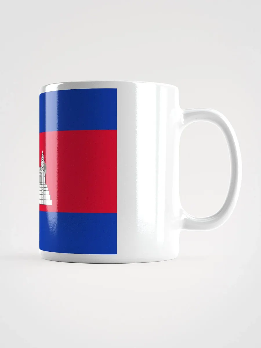 Cambodia Flag White Coffee Mug product image (2)