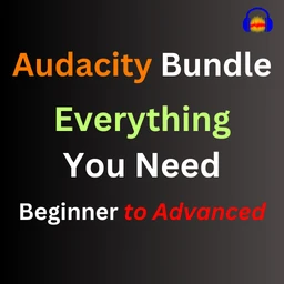Audacity Bundle (Beginner to Advanced) product image (1)