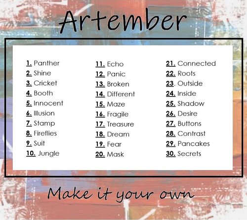 Every year in my Discord, I turn September into #Artember !
There are always so many people saying 