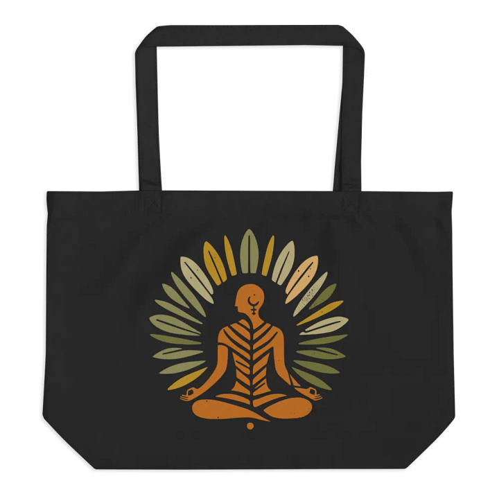 Meditative Aura Organic Tote - Zem Leaf product image (1)