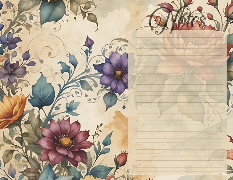 Vintage Blooms Junk Journal product image (4)