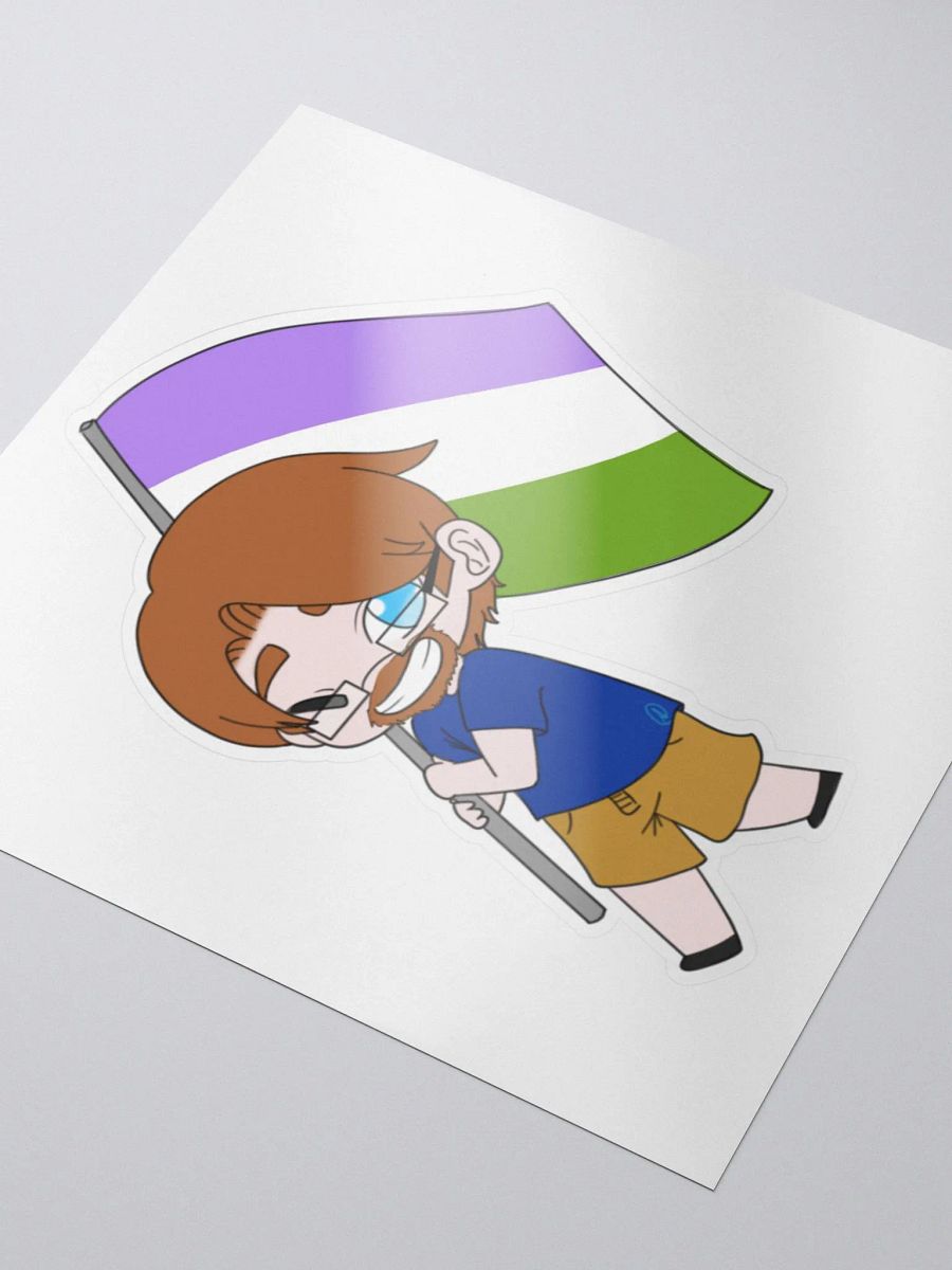 Shemp Genderqueer Sticker! product image (3)