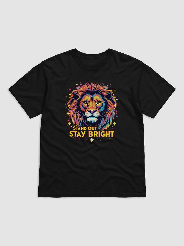Vibrant Lion Illustration Shirt – Bold Comfort Colors Tee – Stand Out Graphic T-Shirt product image (2)