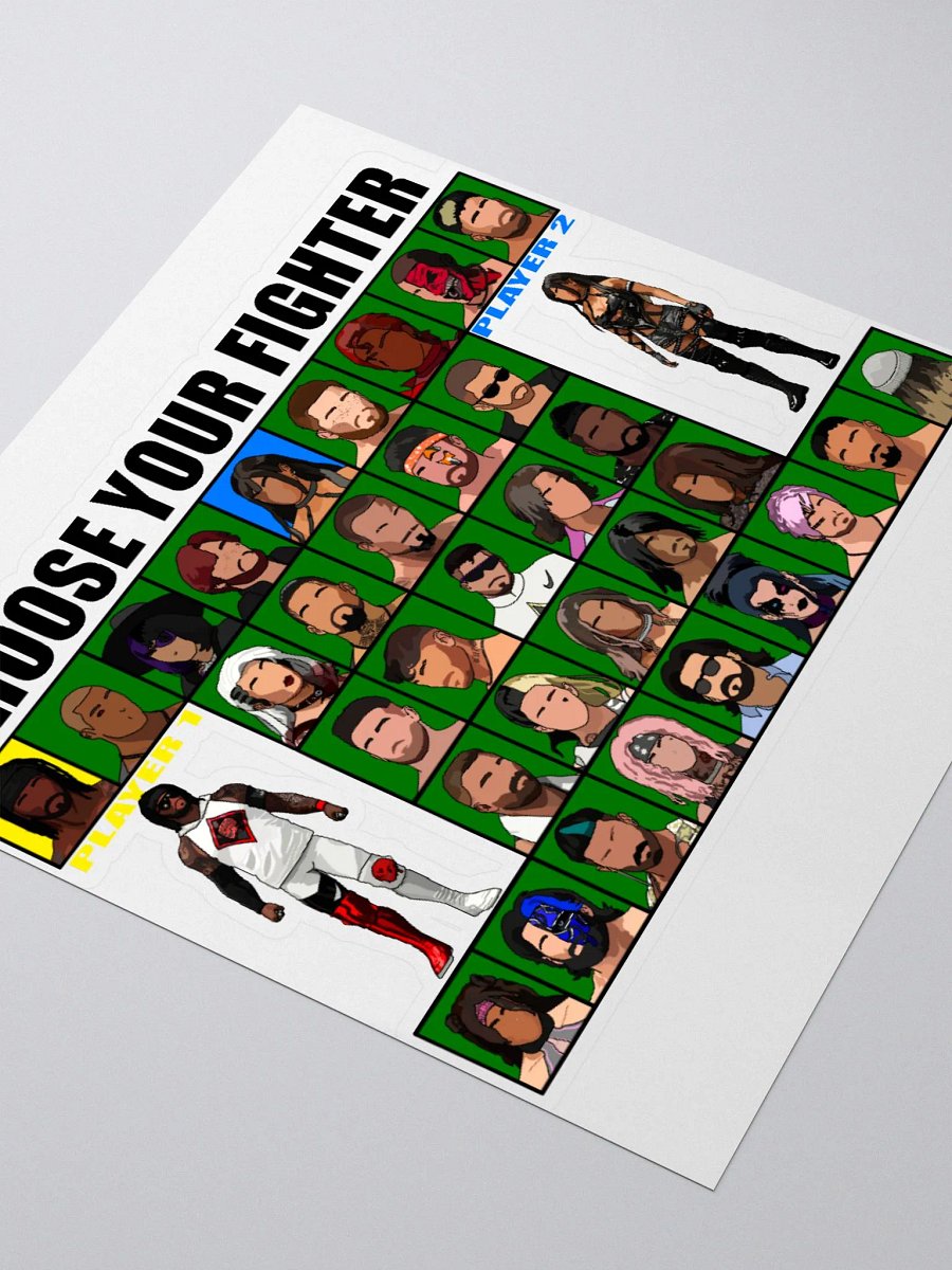PEPW Choose Your Fighter Judah x Katlyn Sticker product image (3)