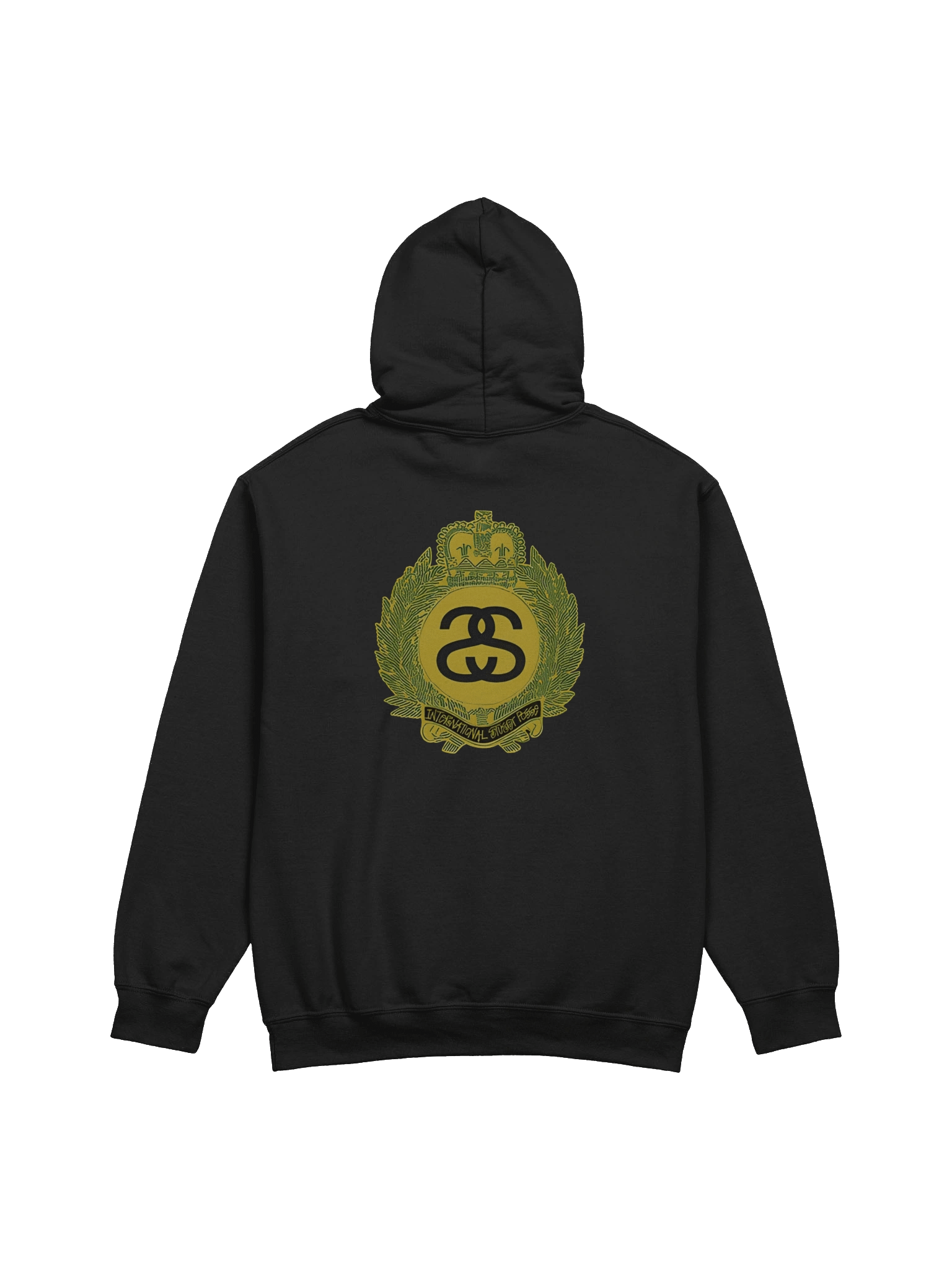 CROWN WREATH HOODIE BLACK product image (1)
