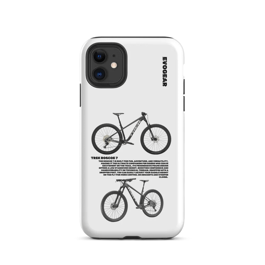 White Roscoe 7 iPhone Case product image (2)