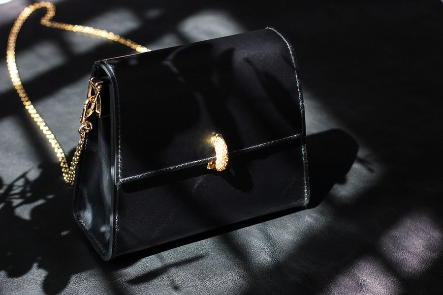 Black Leather Cross-body Bag - Small product image (3)