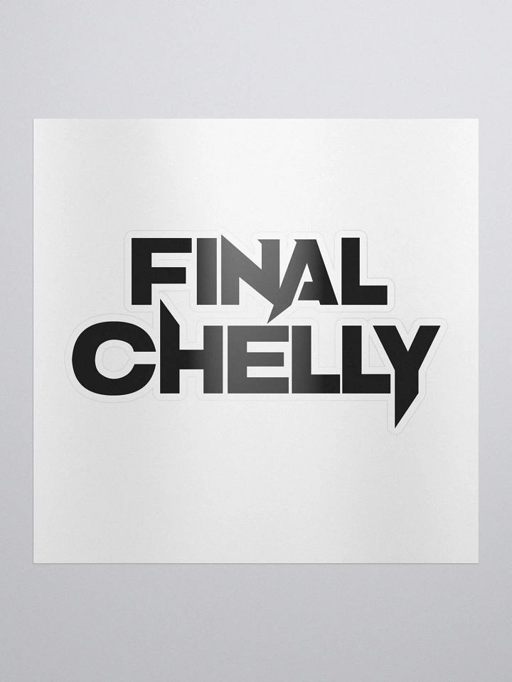 Final Chelly Logo Sticker product image (1)