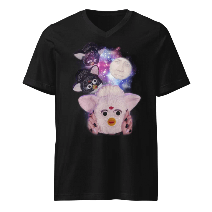 3 Furby's and a NicolasMoon ▪ Men's V-Neck product image (1)
