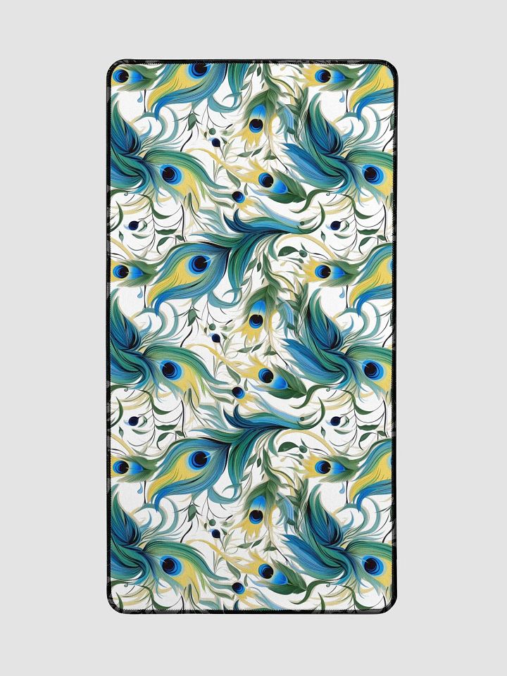 Peacock Feathers Desk Mat product image (2)
