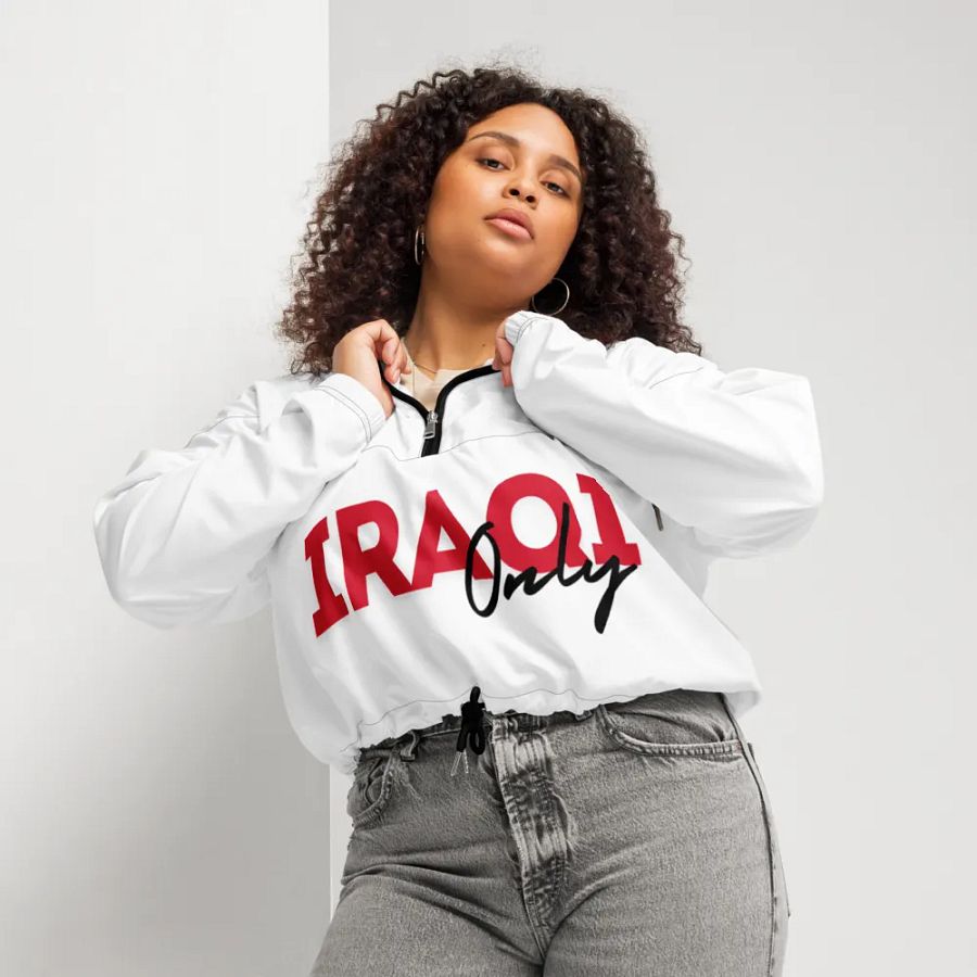 OnlyIraqi Cropped Windbreaker, Women Jacket product image (12)