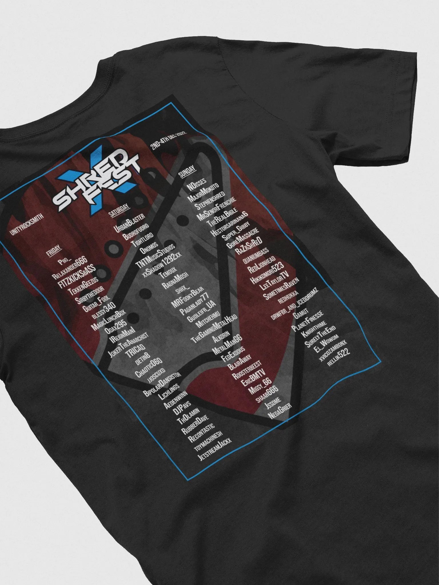 Shredfest X Lineup Shirt product image (2)