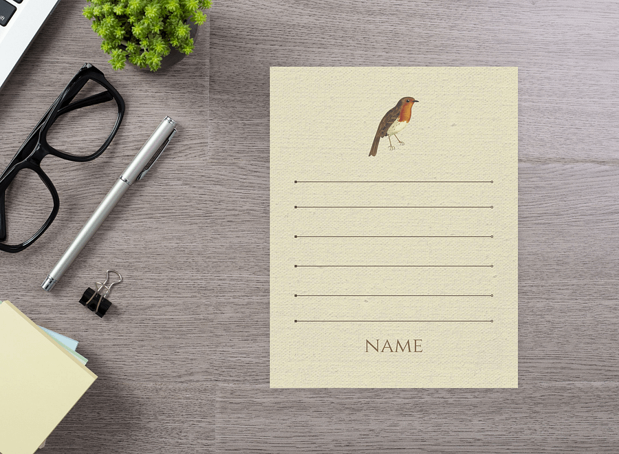 Canva Notepad Template: Robin product image (2)