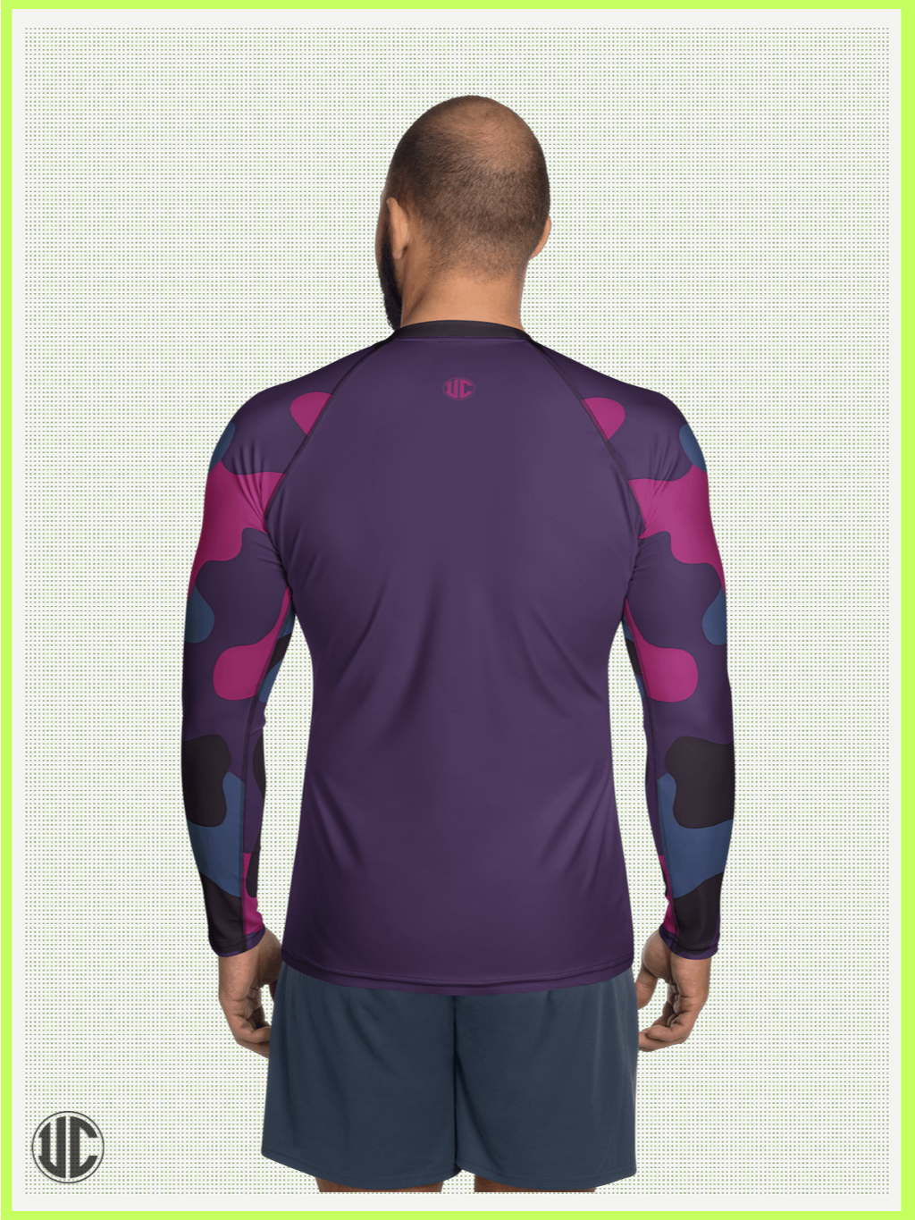 Kat’s Urban Camo – Men’s Rash Guard product image (2)