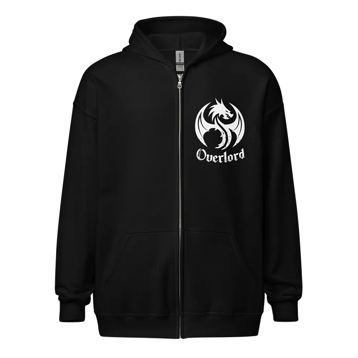Overlord Heavy Blend Zip Hoodie (White) product image (1)