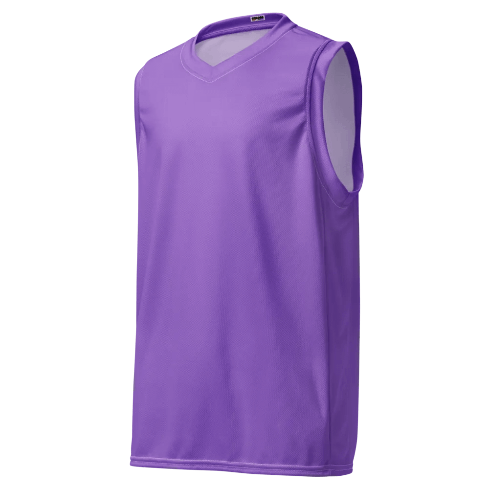 Plain Color Amethyst Basketball Jersey product image (3)