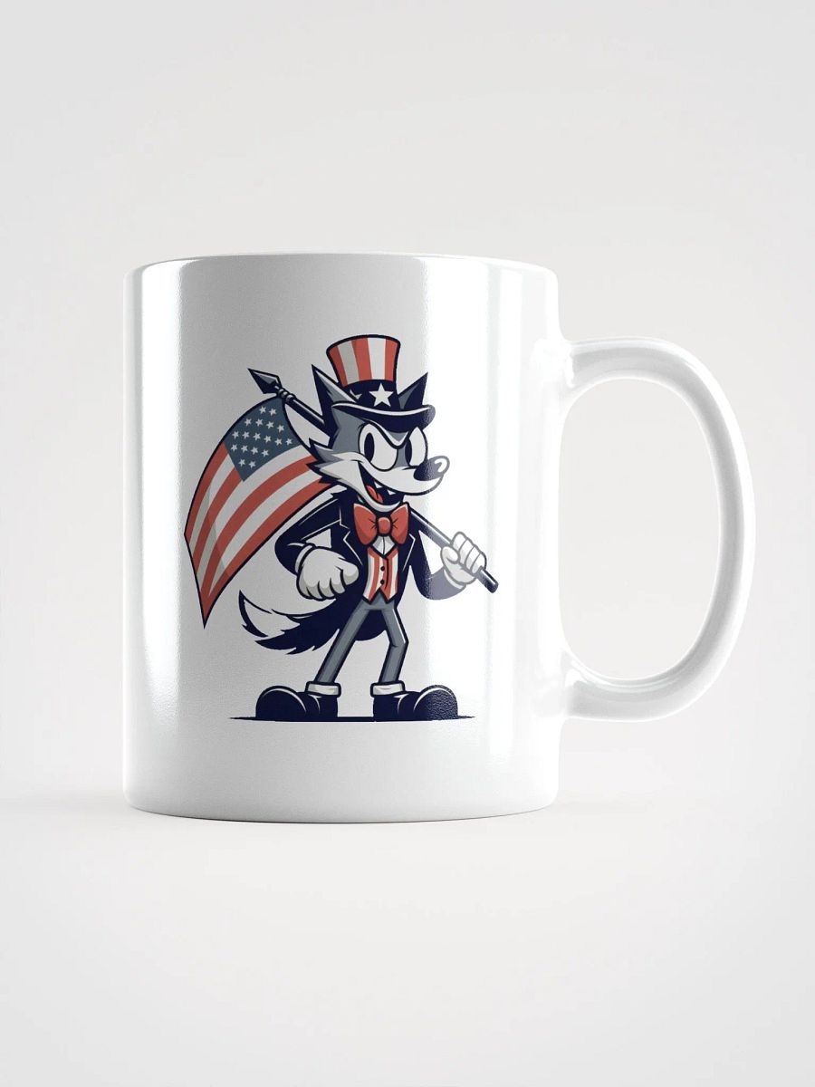 Wolf Uncle Sam Mug product image (1)