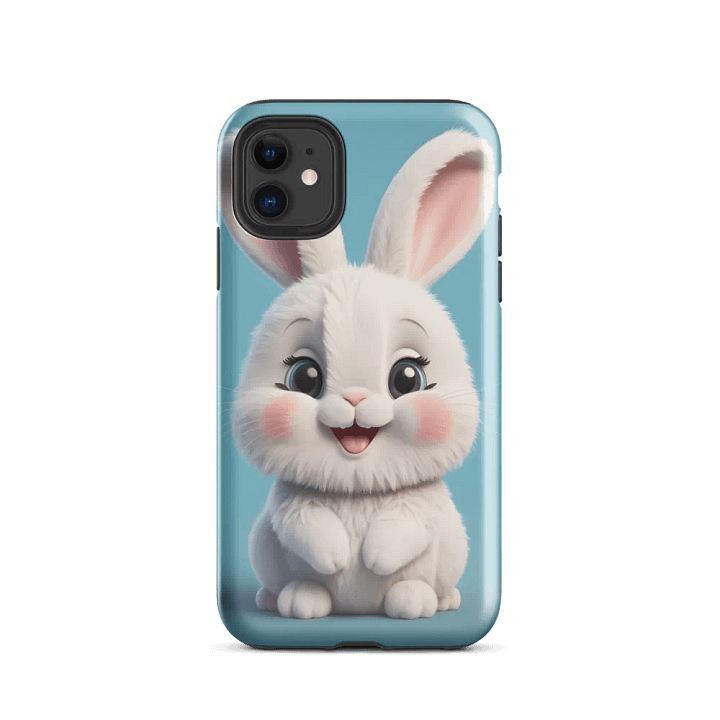 HAPPY FUZZY BUNNY! Tough iPhone® Case product image (2)
