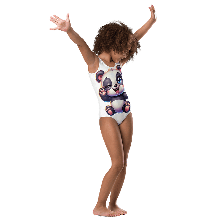 Cheerful Panda All-Over Kids Swimsuit product image (1)