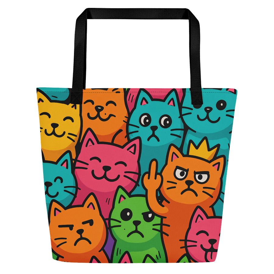 Colorful Funny Cats – Pop Art Illustration with Attitude product image (4)