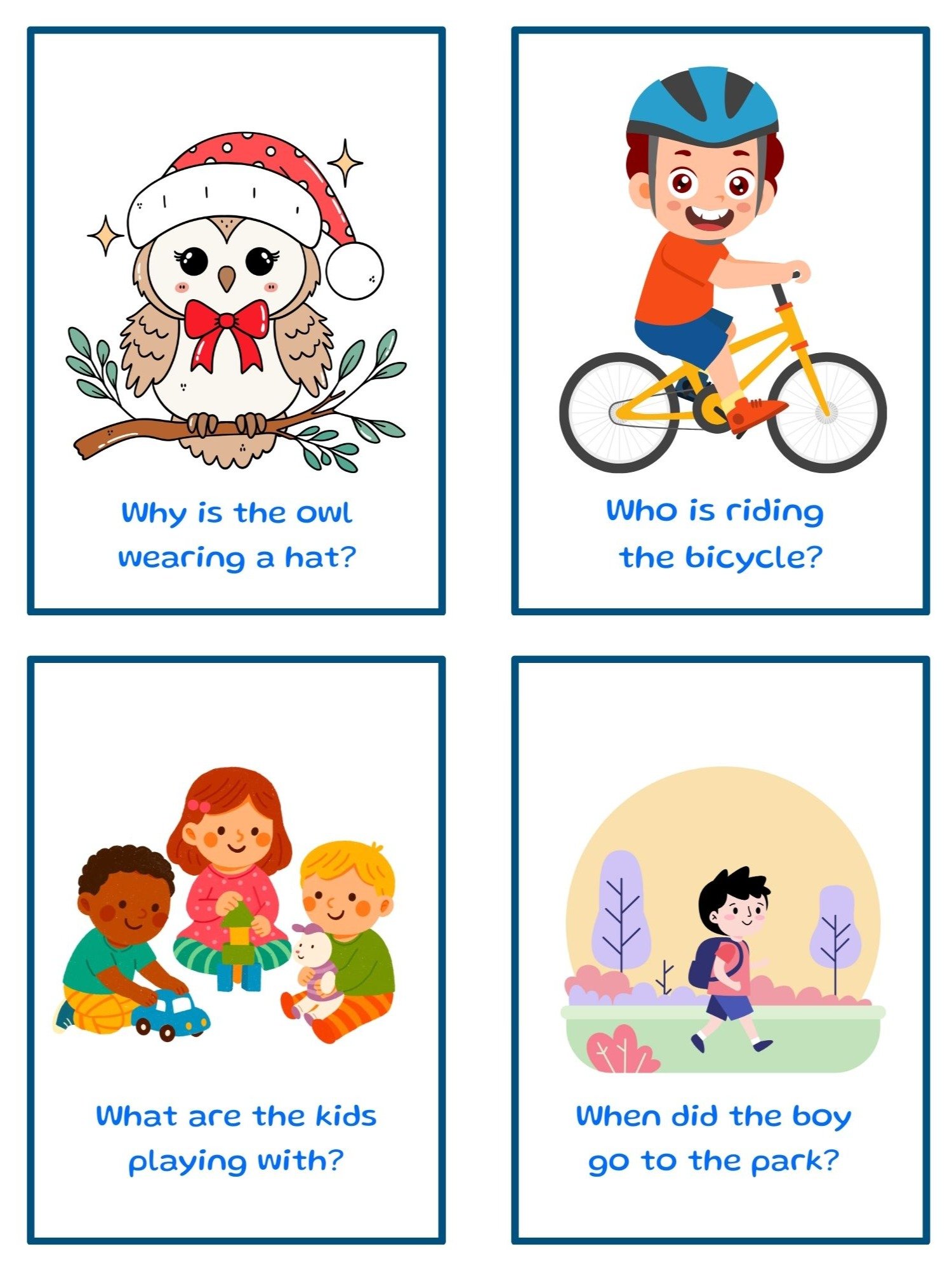 WH Questions Flashcards for Kids product image (6)