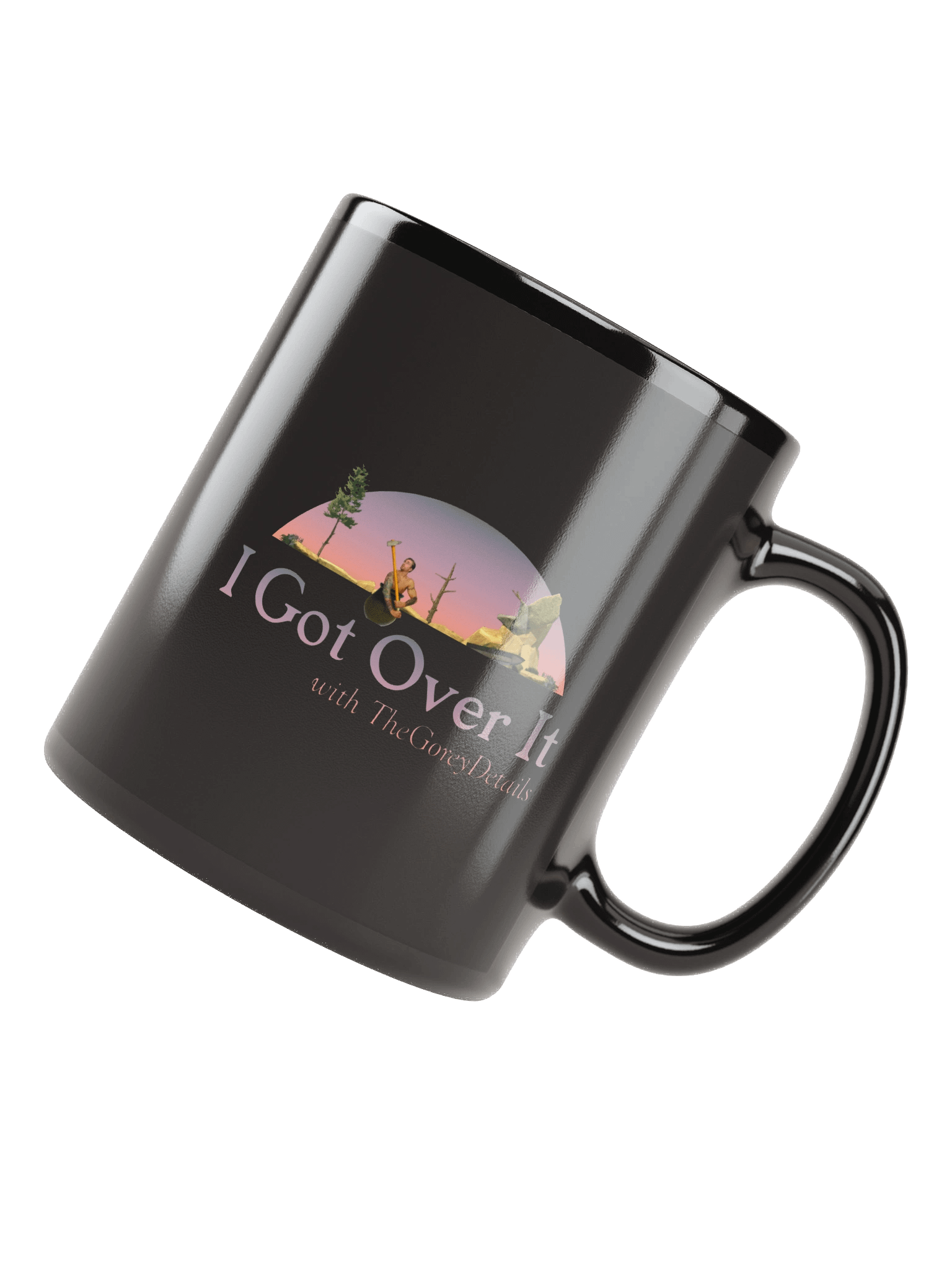 I Got Over It - Black Glossy Mug product image (7)