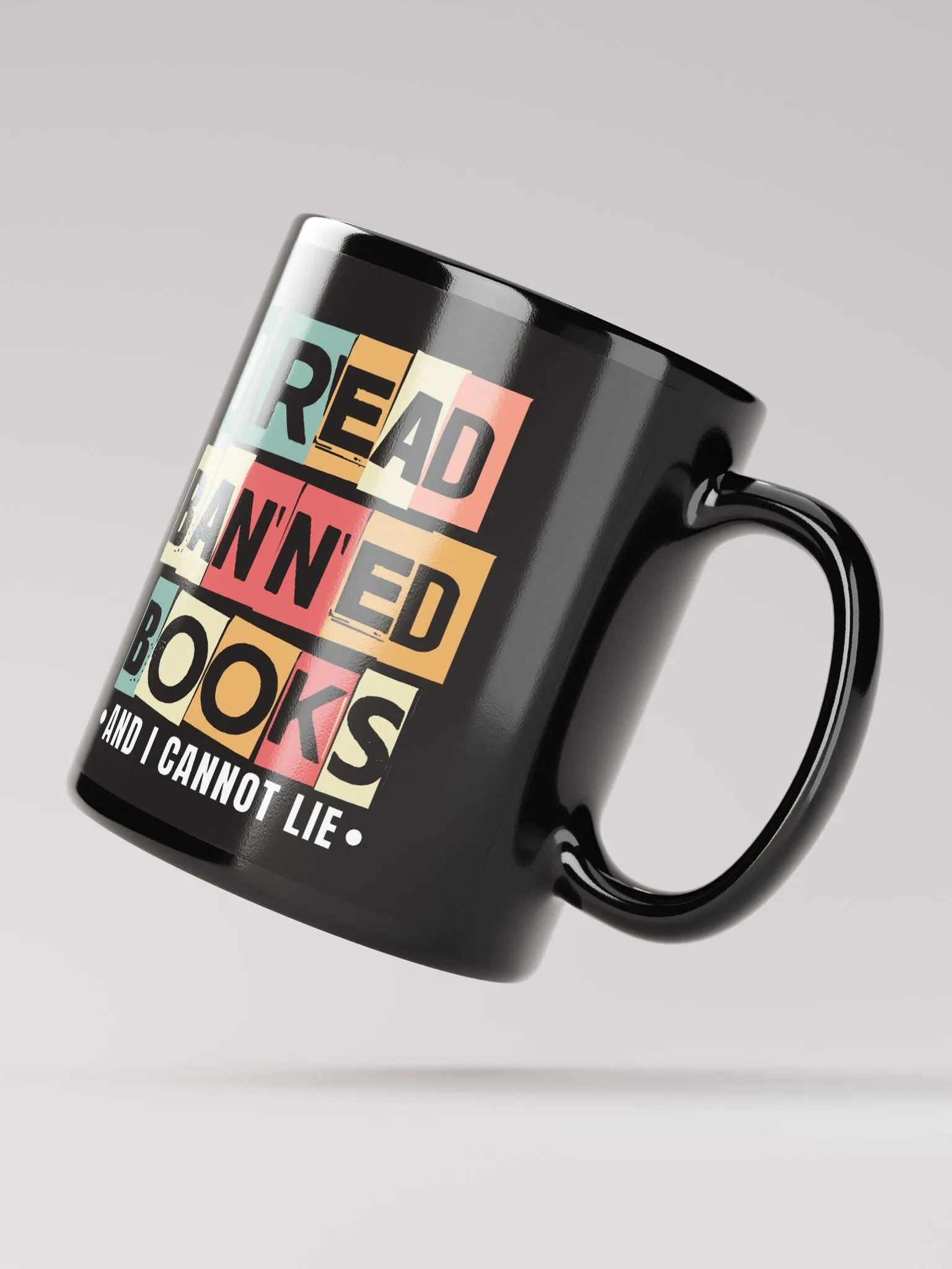 I Read Banned Books - Black Coffee Mug product image (3)