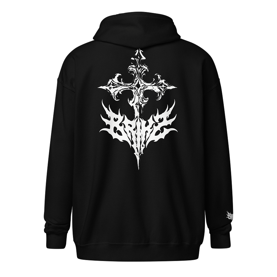 Embroidered Cross Hoddie (zip-up) product image (1)