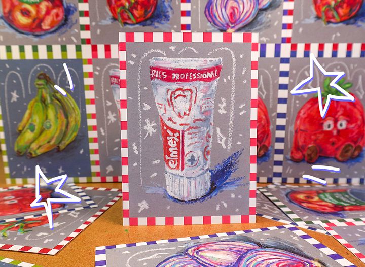 Toothpaste Postcard product image (1)