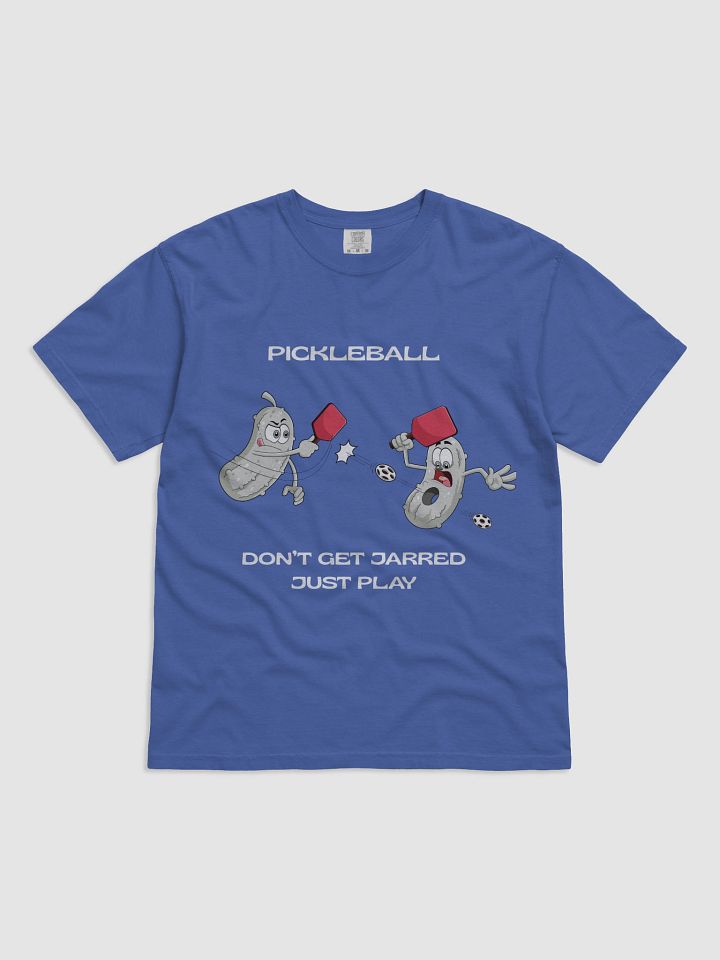 Pickleball Don't Get Jarred Just Play Heavyweight T-Shirt product image (9)
