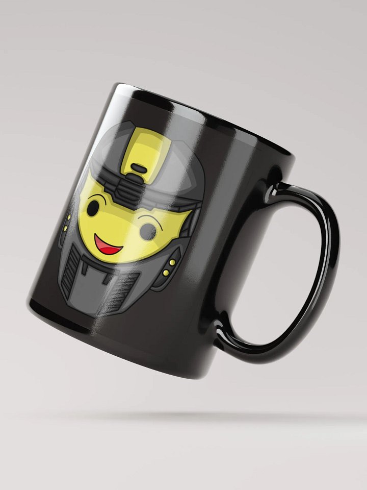 Spartan Arcadia happy arcadia emote glossy black mug product image (3)