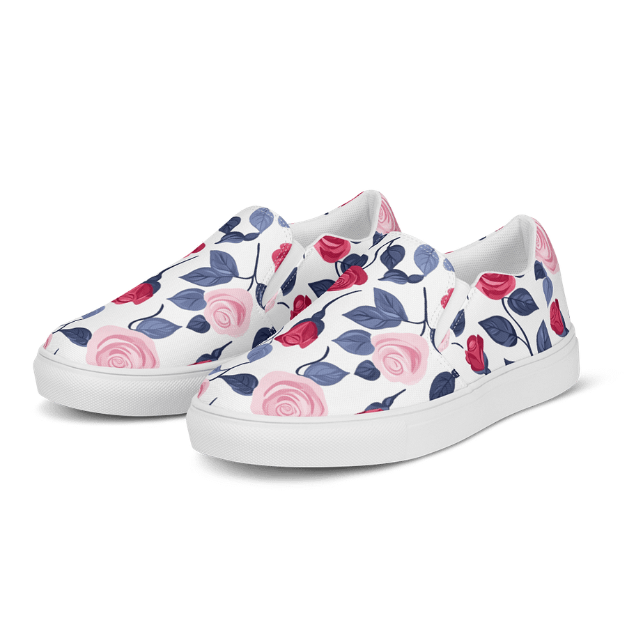 Roses in Bloom Slip-On Canvas Shoes product image (4)