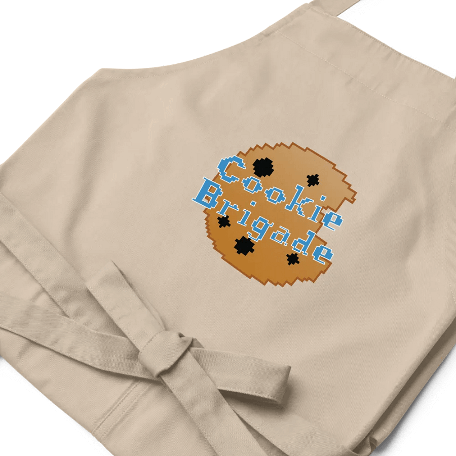 Cookie Brigade Logo Printed Organic Apron product image (5)