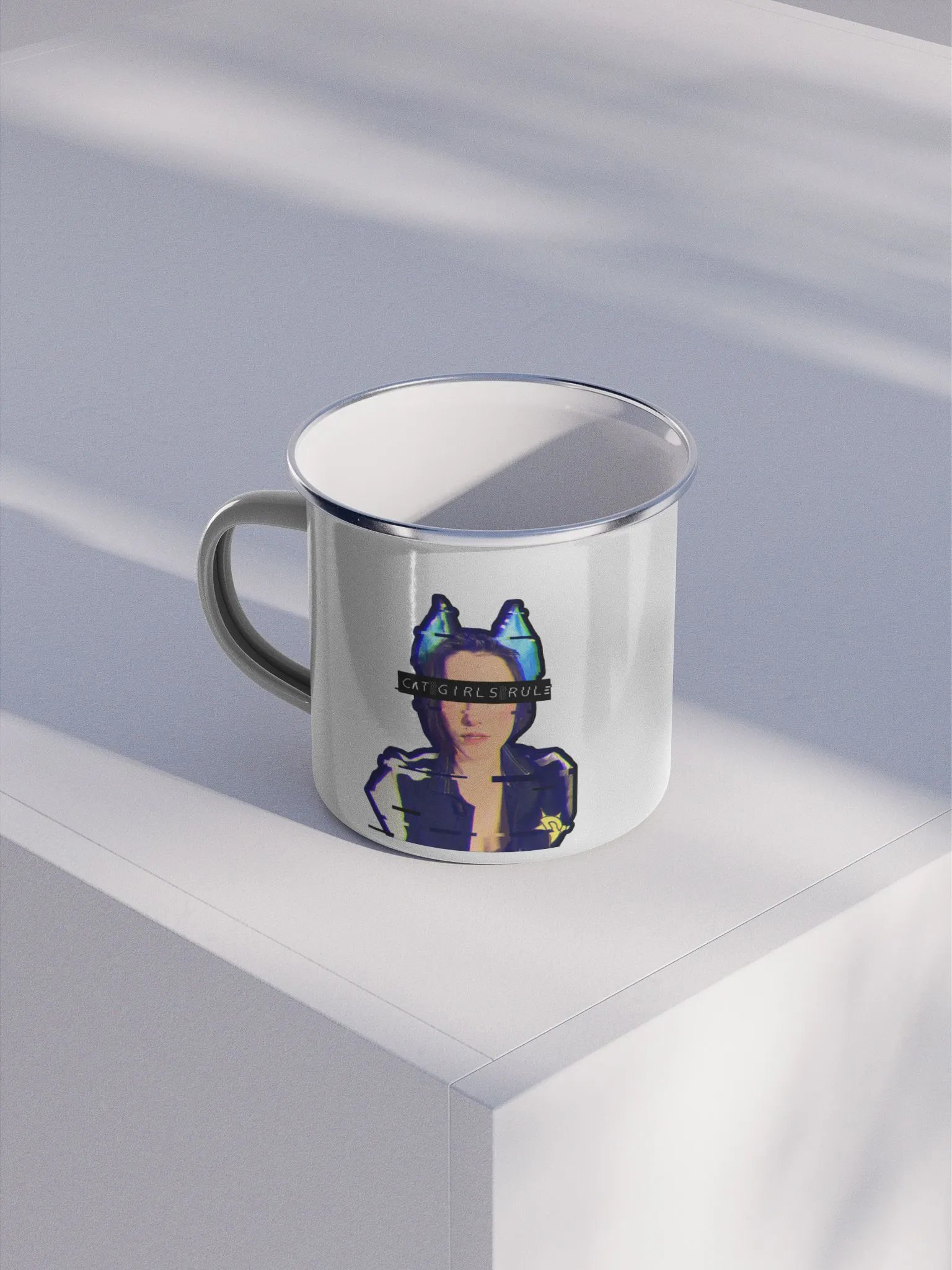 Cat Girl Glitch Mug product image (1)