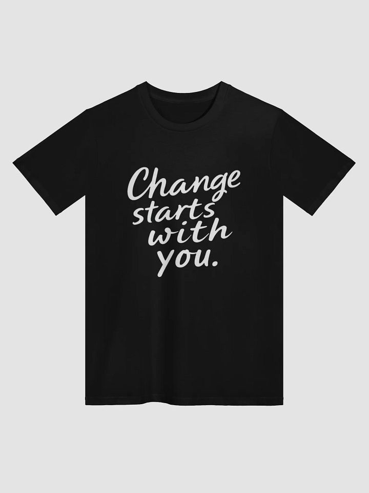 Change Starts With You – Inspirational Leonardo DiCaprio Quote T-Shirt for True Fans Who Believe in Making a Difference product image (1)