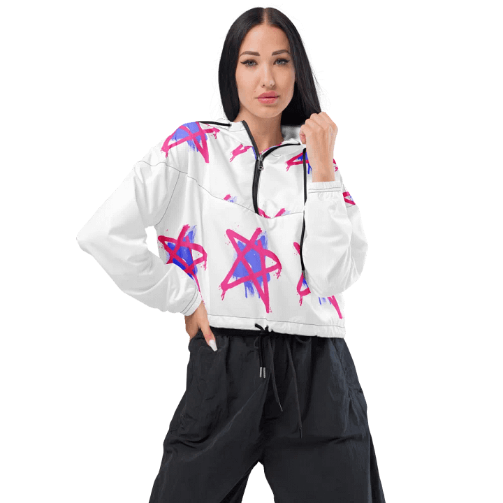 Star Hustle Women's Cropped Windbreaker product image (1)
