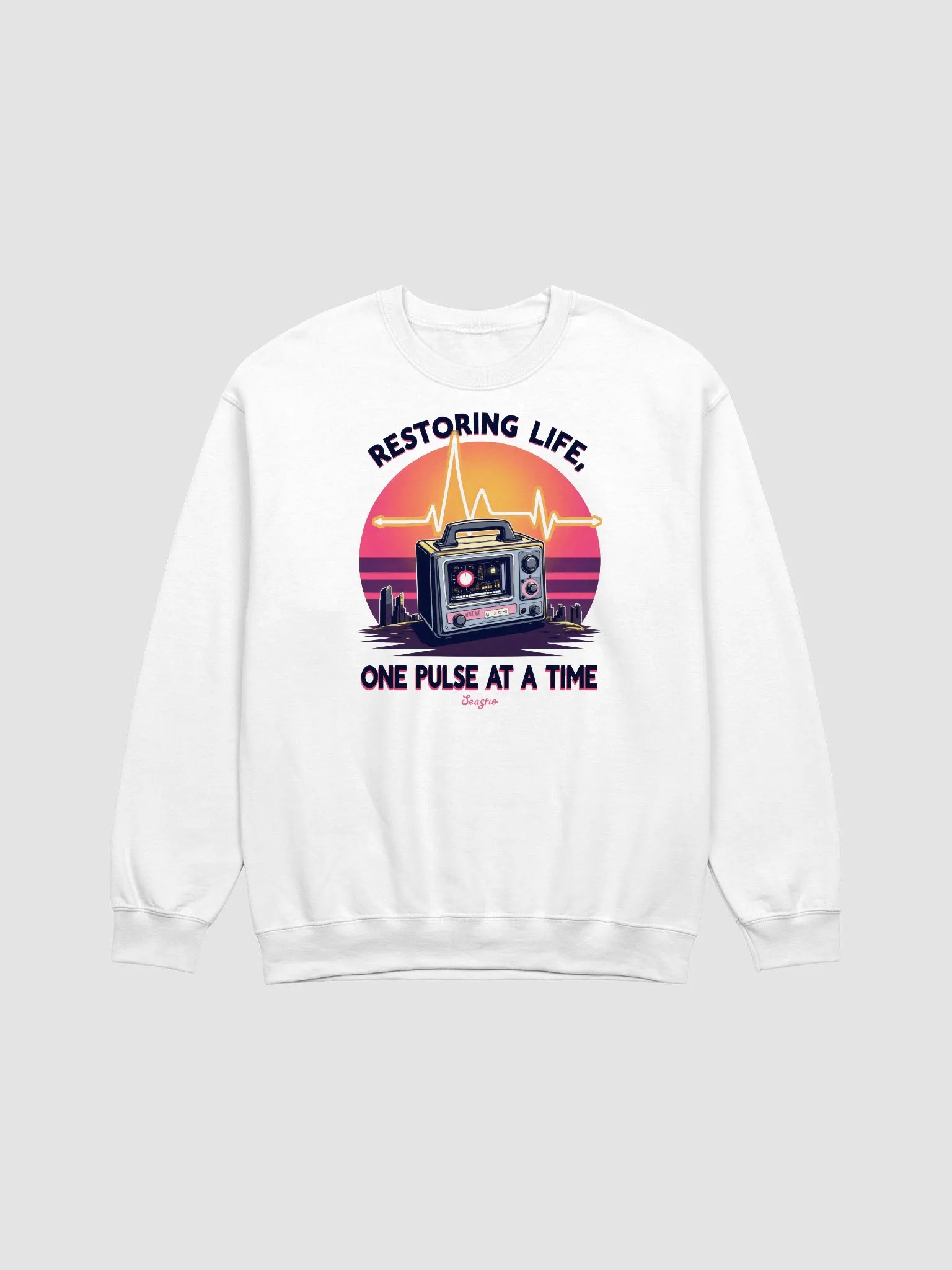 Rescue Pulse Defibrillator Sunset Sweatshirt product image (2)