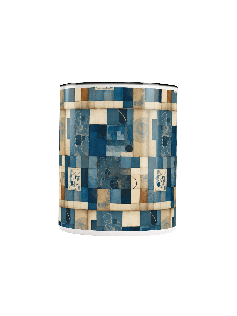 Mosaic Blues Ceramic Mug product image (10)