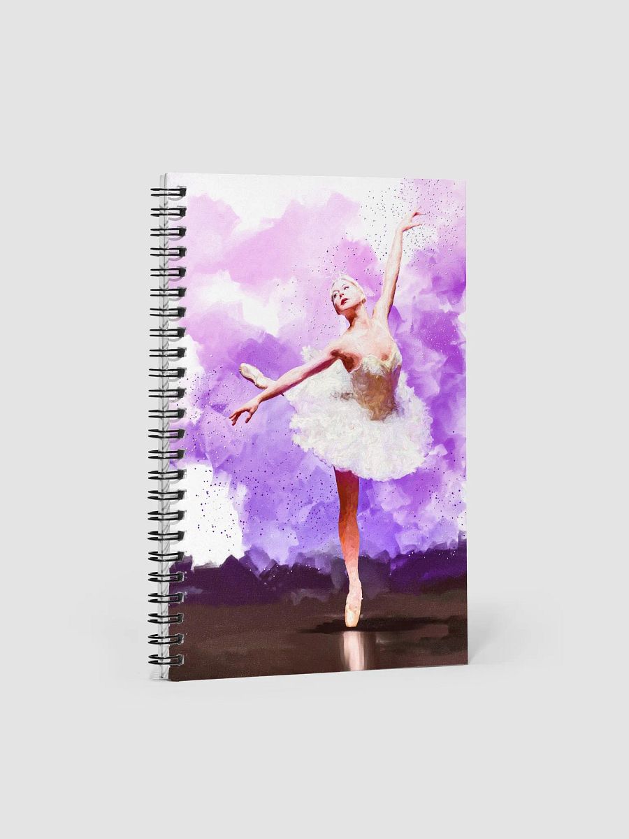 Arabesque Movement - Ballet Dancer Spiral Notebook product image (1)