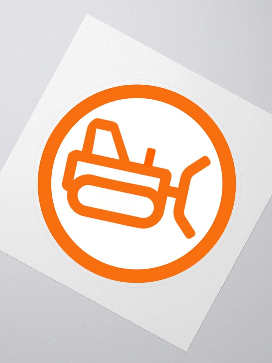Bulldozer Logo Sticker product image (3)