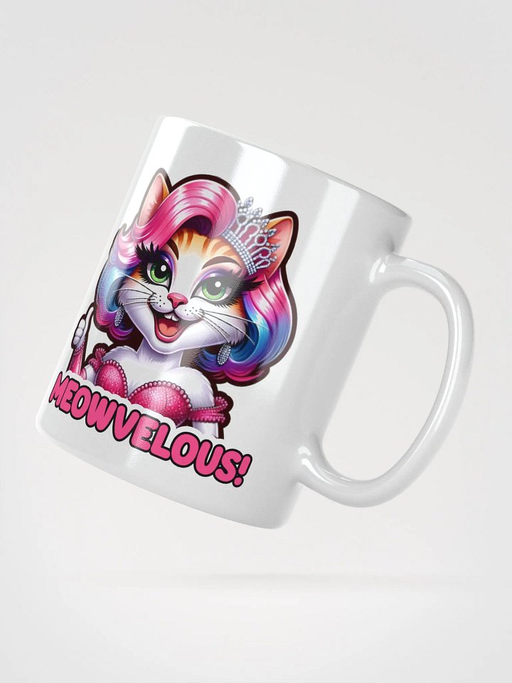 Meowvelous! White Glossy Mug product image (6)
