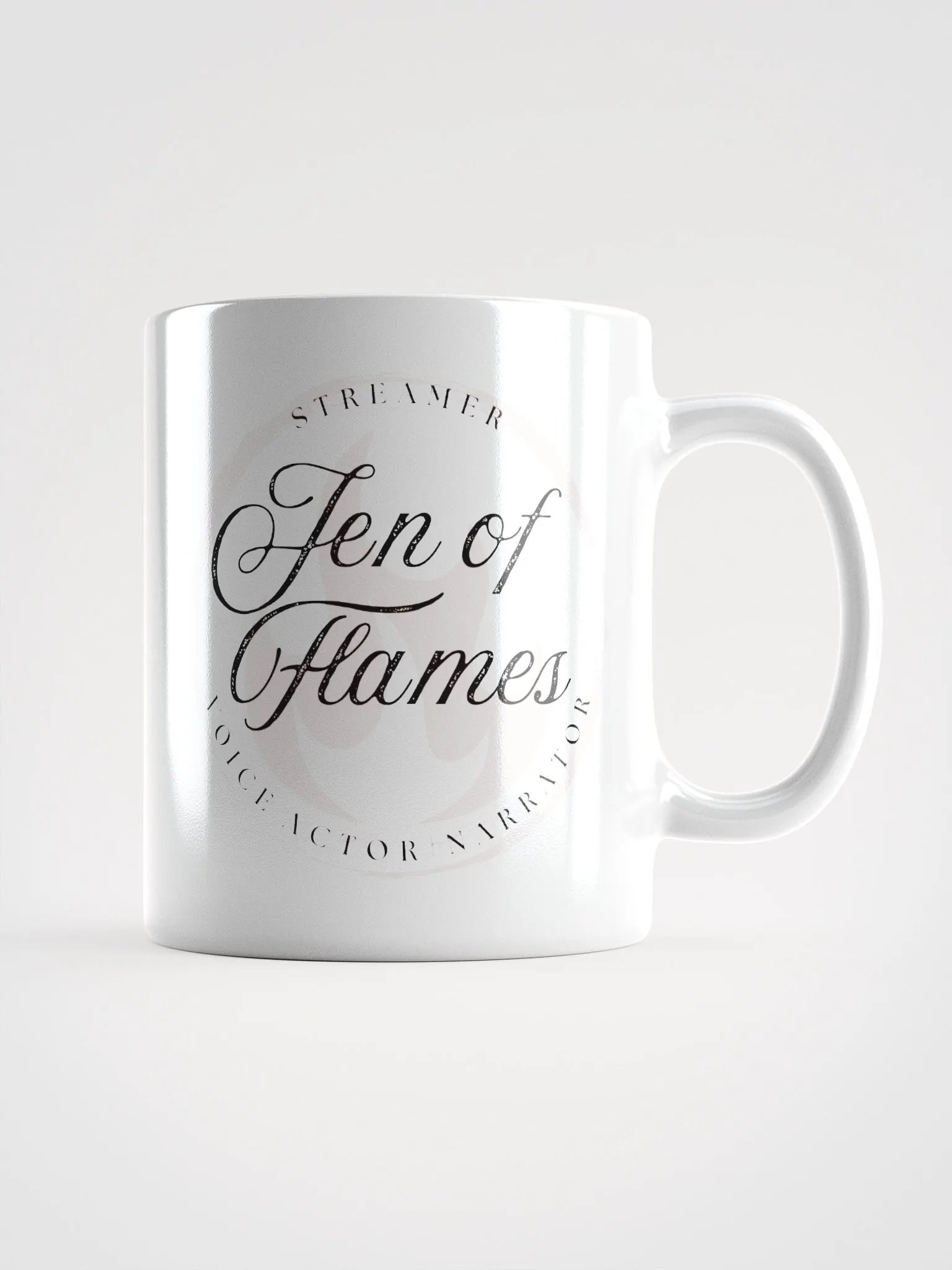 Flames Logo White Mug product image (5)