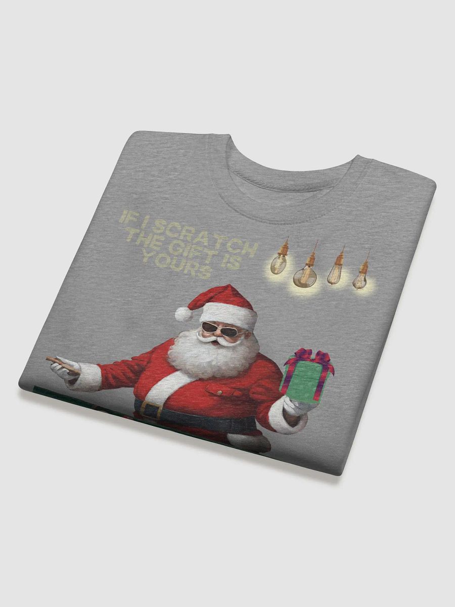 If I Scratch The Gift Is Yours - Pool Shark Santa Sweatshirt product image (24)