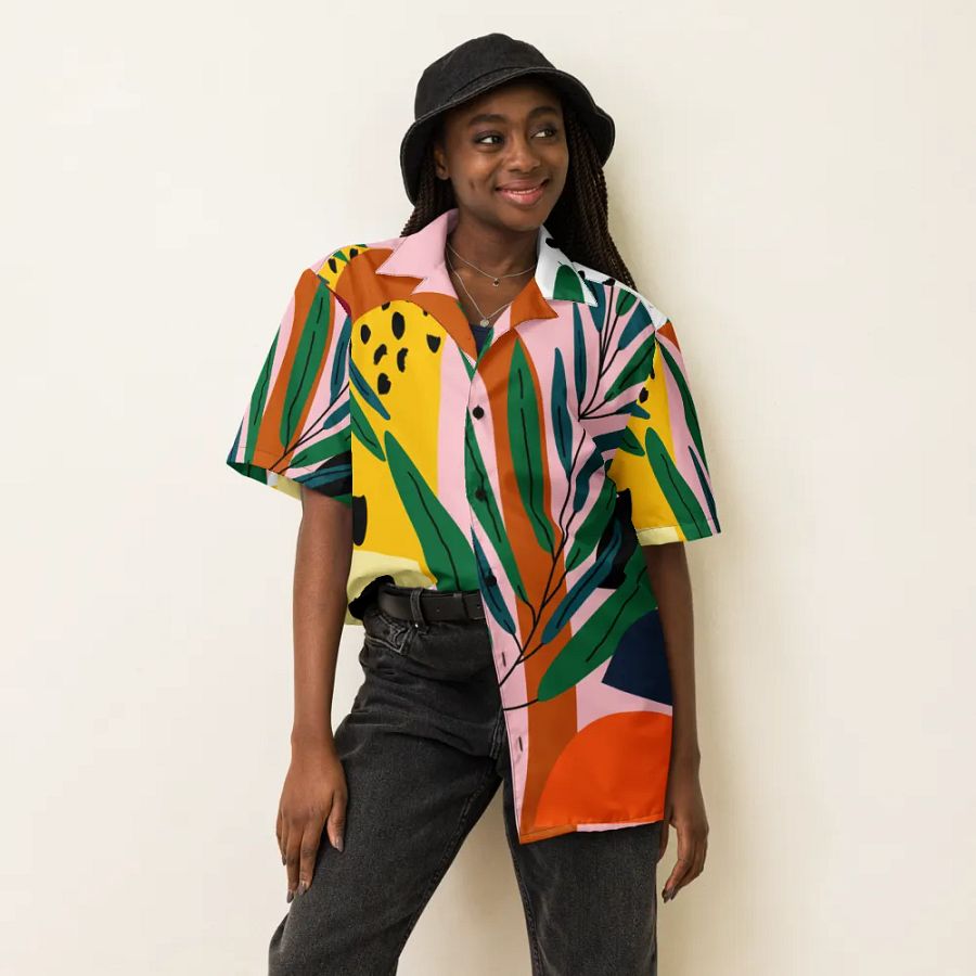 "BP3" Tropical Breeze Men's Hawaiian Shirt product image (6)