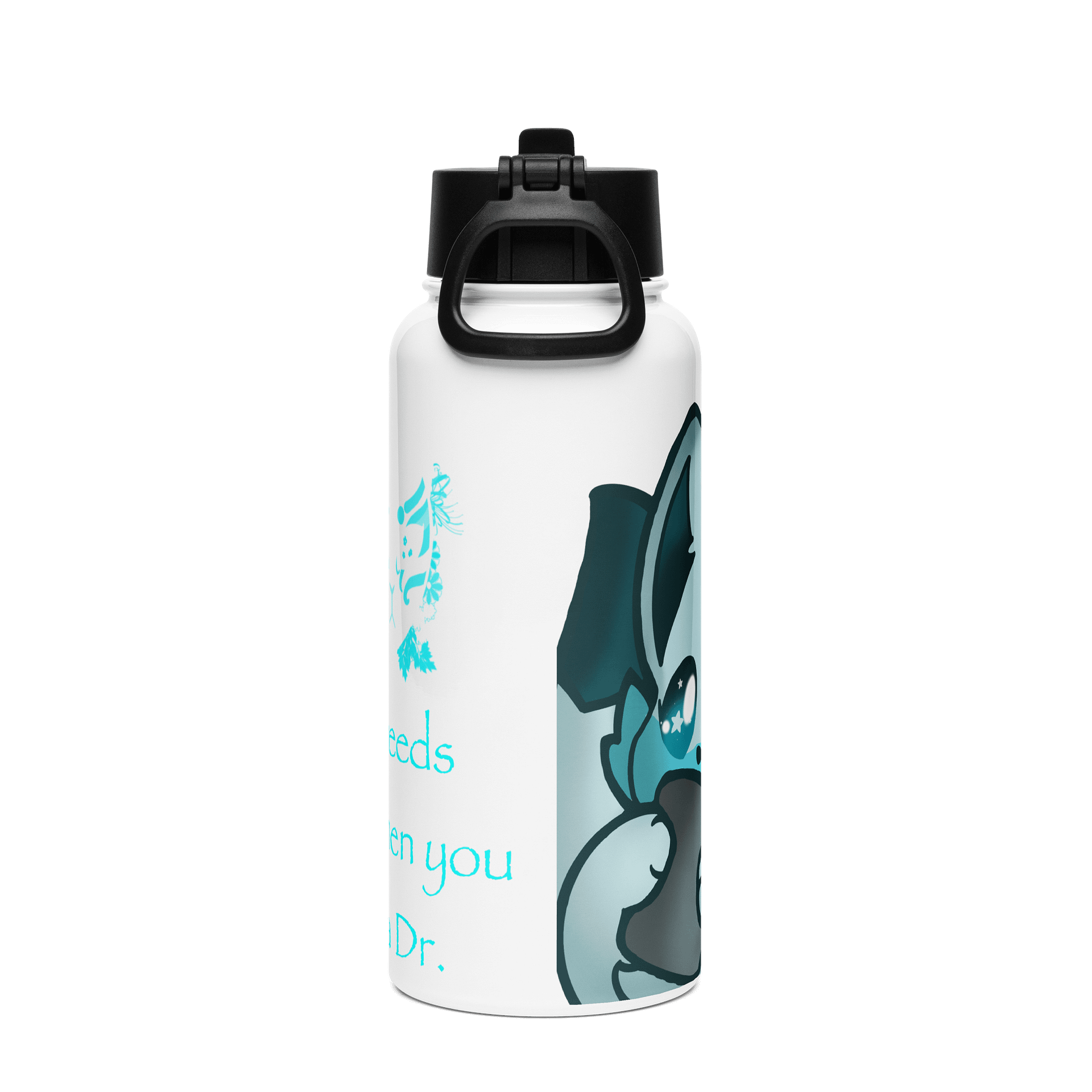 Kitsune meme water bottle! product image (2)