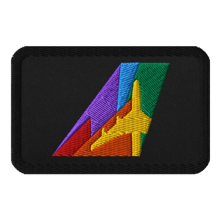 James Warren-Oliver Limited Edition Pride Tailfin - Embroidered Patch product image (1)