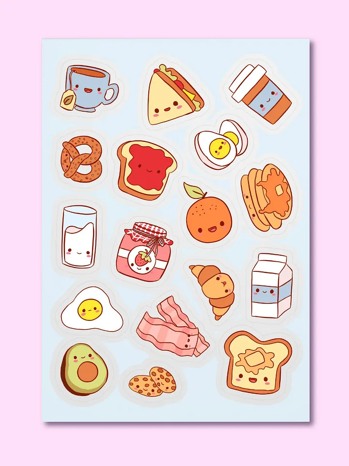 Breakfast Buddies Sticker Sheet product image (1)