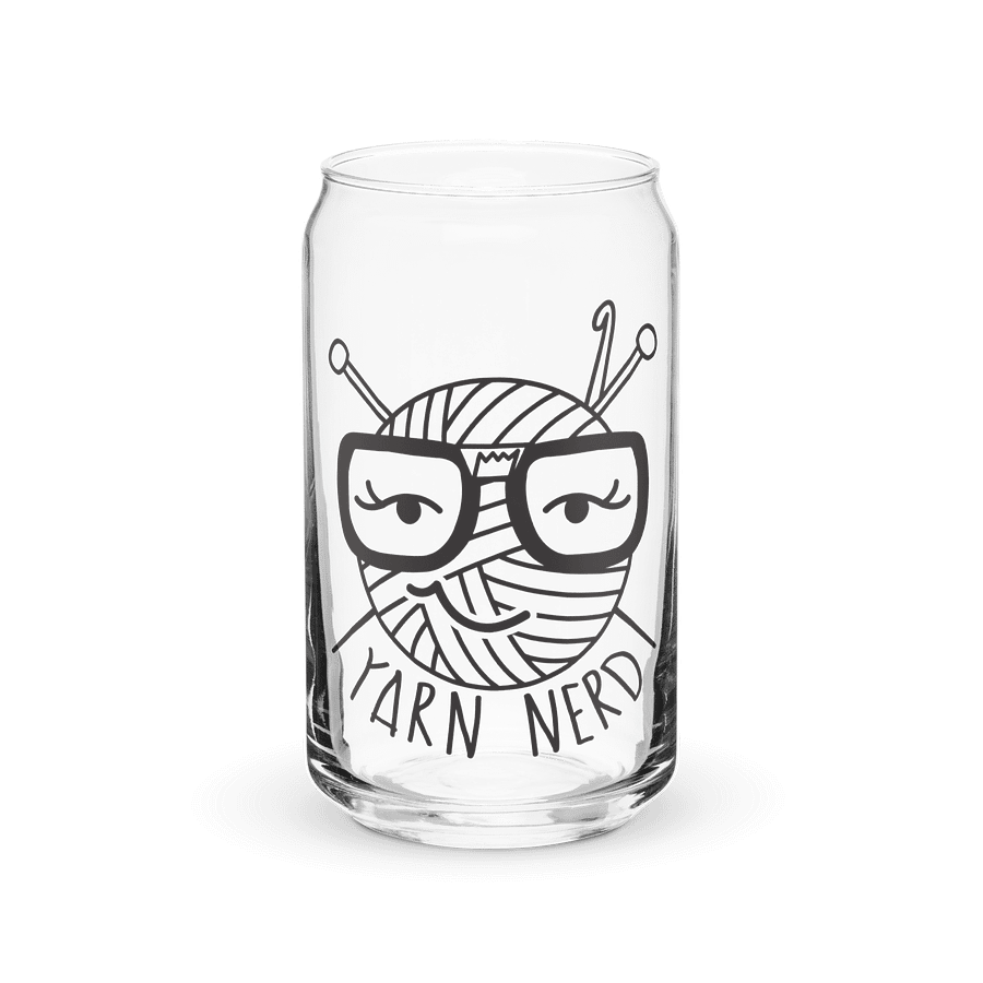 Yarn Nerd Can-Shaped Glass product image (2)