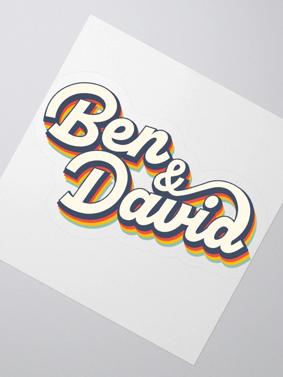 Cruise With Ben & David Sticker product image (2)
